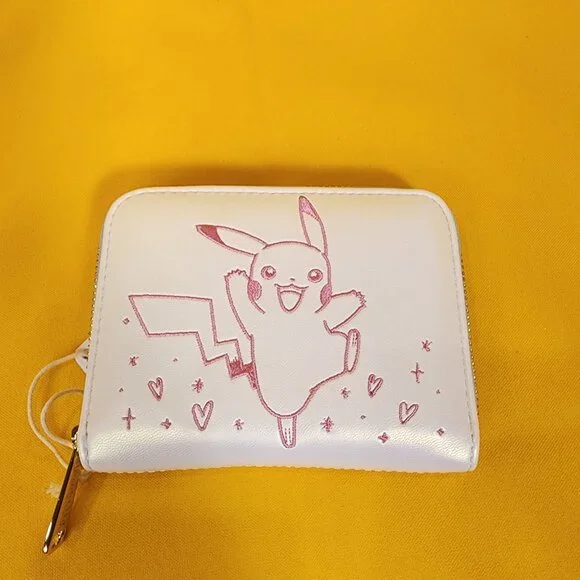 Loungefly Pokemon Iridescent Pikachu Zip Around Wallet NEW - Picture 7 of 13